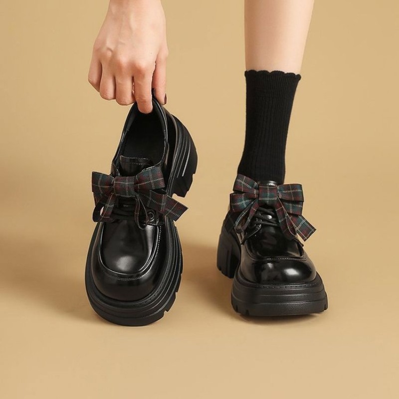 Oxford Lace Up Women - Damen Oxford-Schuhe mit süßer Schleife und