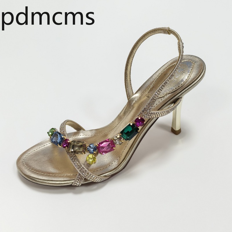 Women Shoes Brands - Neue Damen-Sandalen, Sommerkollektion, farbige Sandalen mit