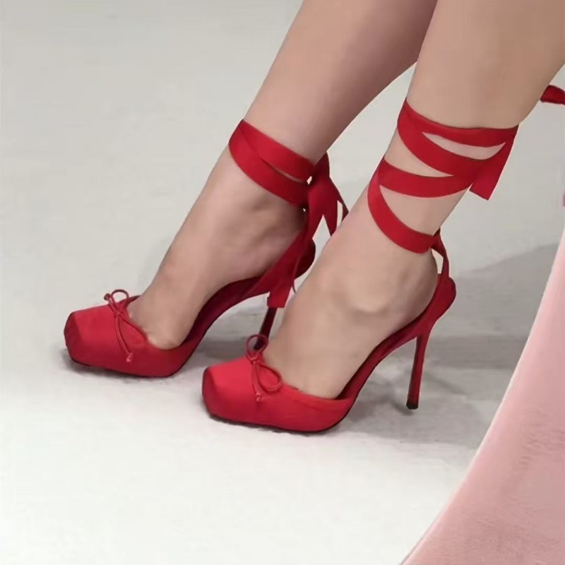 Rote High Heels, Damen-Knöchel – Women'S Shoes Popular Bewertung und Preis