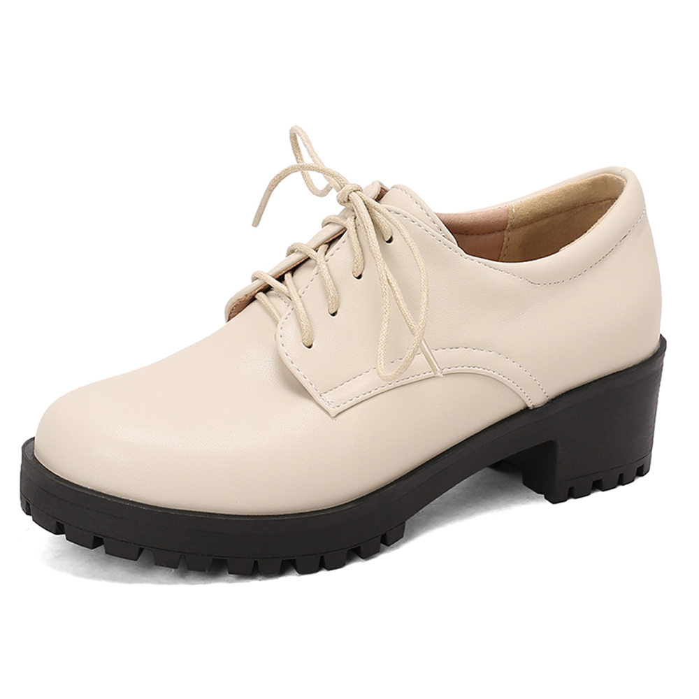 BLXQBYT Damen Oxford-Schuhe mi – Oxford Lace Up Women Bewertung und Preis