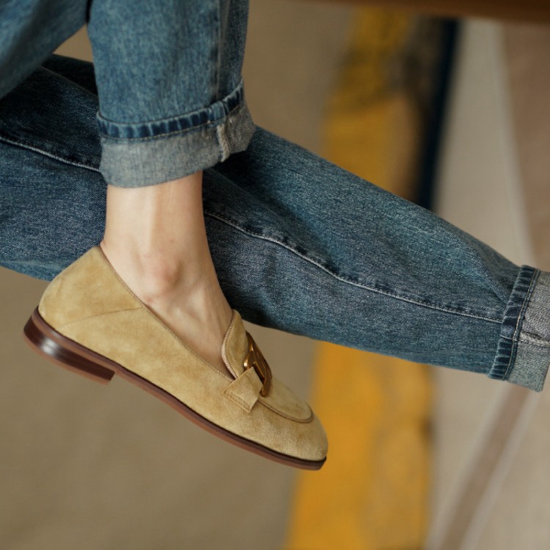 Wildleder Leder Frauen Loafers – Kids Shoes Women Bewertung und Preis