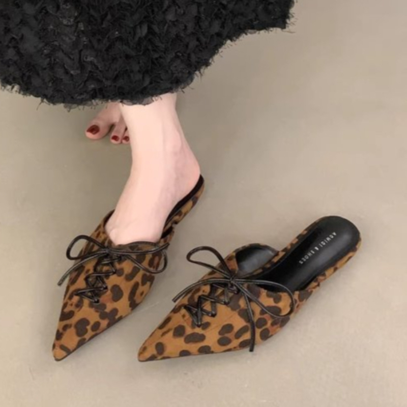 Leoparden-Damenpantoletten mit – Women Shoes Size 7 Bewertung und Preis