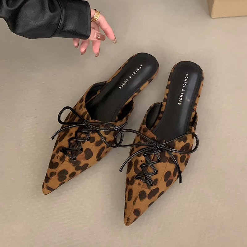Leoparden-Damenpantoletten mit – Women Shoes Size 7 Bewertung und Preis