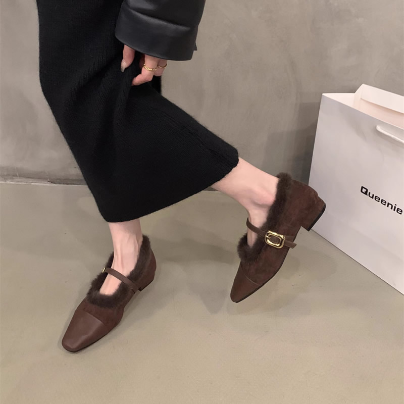 Loafer Pelz Schuhe Frau Bequem – Women Shoes Winter Bewertung und Preis