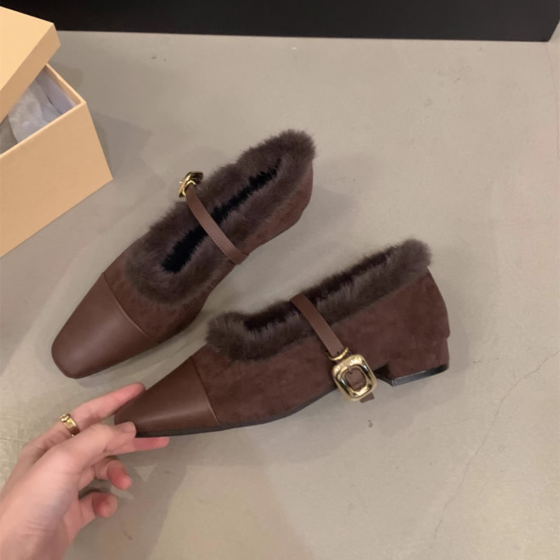 Loafer Pelz Schuhe Frau Bequem – Women Shoes Winter Bewertung und Preis
