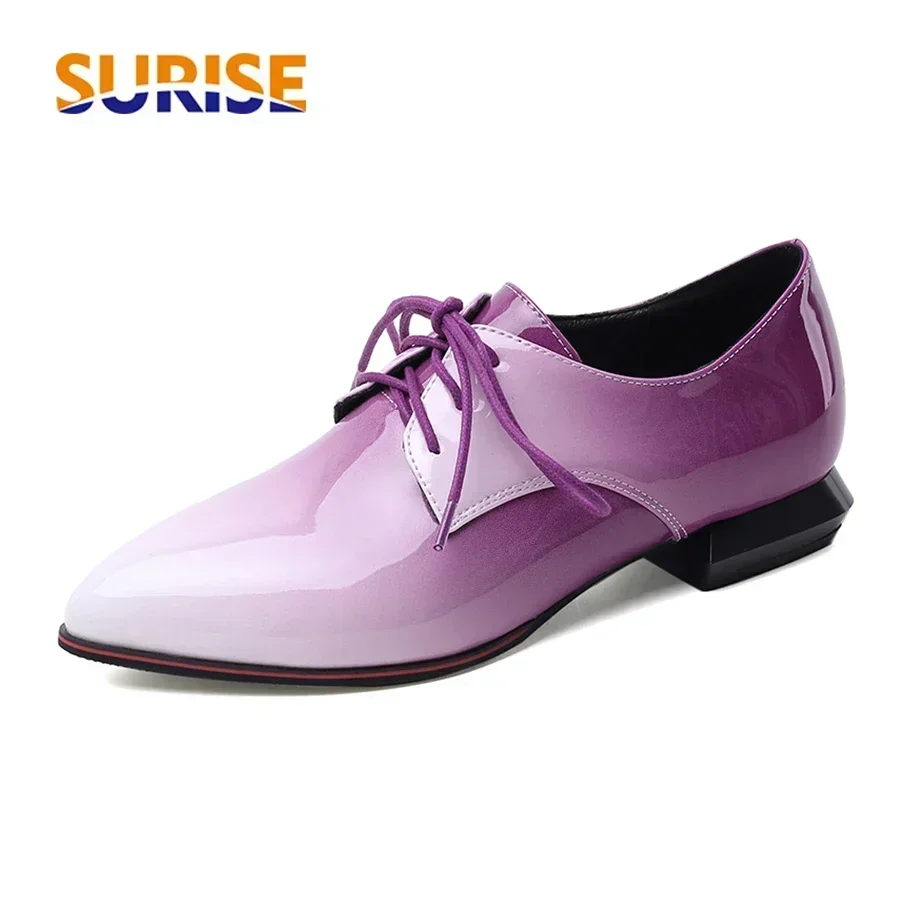Britische Damen-Oxfords mit Fa – Oxford Lace Up Women Bewertung und Preis
