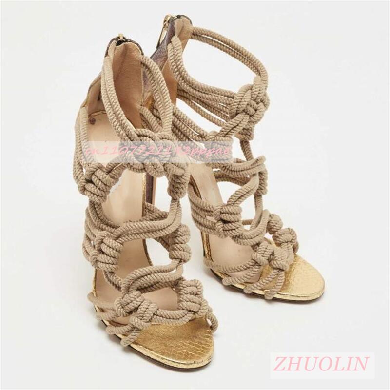 Weibliche Geflochtene Seil Off – Kids Shoes Women Bewertung und Preis