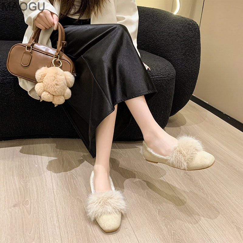 Flache Plüsch-Schuhe für Damen – Women Shoes Winter Bewertung und Preis
